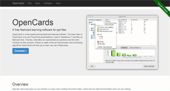 Desktop Screenshot of opencards.info